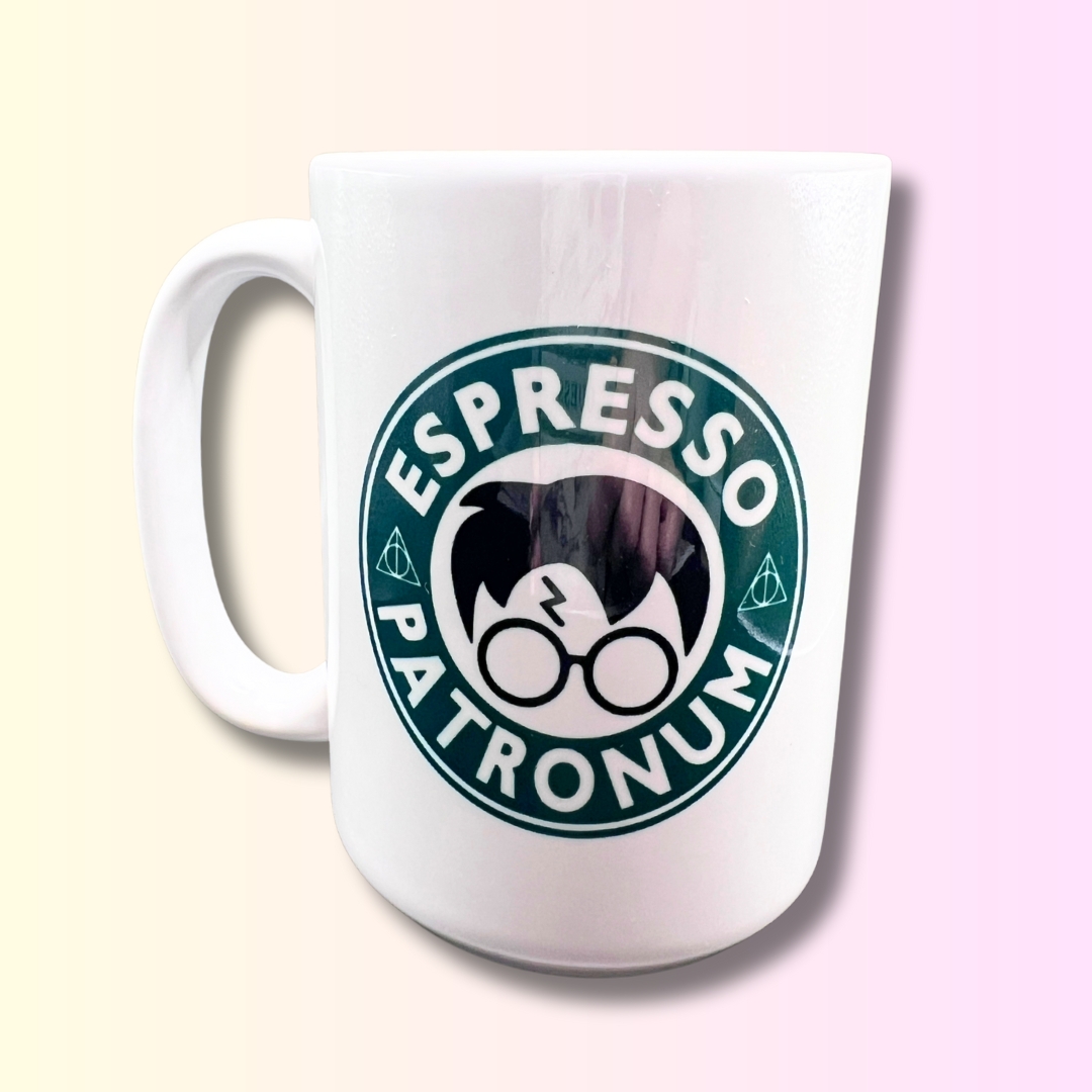 Kubek espresso patronum harry potter tył