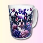 Kubek z buldogami tył