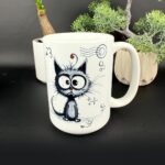 Kubek zaraz mnie chuj strzeli z kotem