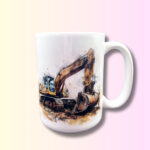 Kubek dla operatora koparki