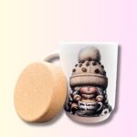 Kubek nie teraz piję kawę na korku cichy