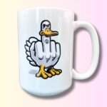 Kubek z kaczką i gestem