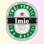Personalizowany kufel na dzień taty na wzór piwa heineken