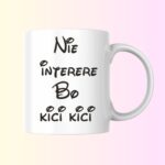 Kubek nieinterere bo kicikici mockup