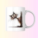 Kubek nieinterere bo kicikici mockup z kotem