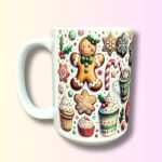 Kubek ciasteczkowy na boże narodzenie