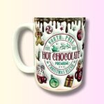 Kubek na boże narodzenie hot chocolate efekt 3d