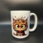 Kubek ocipieje z kotkiem dla niej