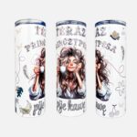 Kubek termiczny-Princzypesa pije kawę