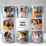 Kubek termiczny ze zdjęciami rodziny