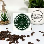 Podkładka pod kubek espresso patronum kuwa z mdf