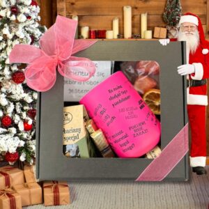 Śmieszny Zestaw prezentowy z chamskim kubkiem neonowym