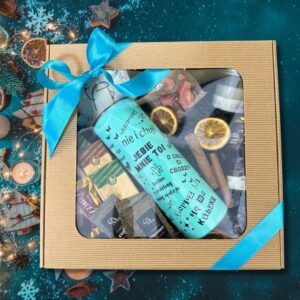 Śmieszny Zestaw prezentowy z kubkiem termicznym chamskim