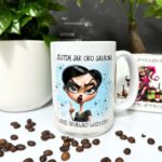 Kubek jestem jak oko saurona, widzę kur wszystko pomysł na prezent dla niej