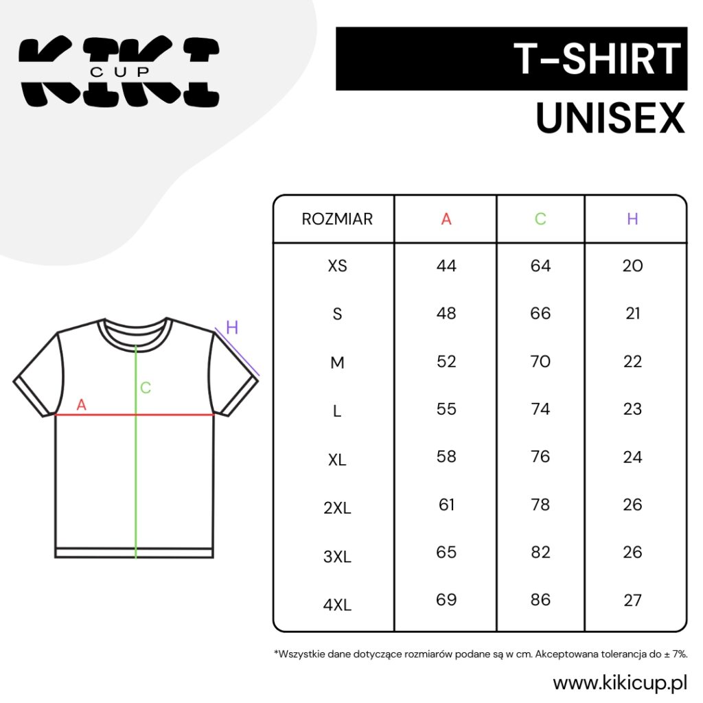 Rozmiarówka KikiCup Unisex