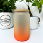 Słoiczek warning the girls are drinking again pomarańczowy