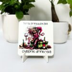 podkładka pod kubek teraz princzypeska chlapnie drineczka mdf