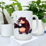 Kubek byłem zły teraz jestem wkuwiony z bober prezent