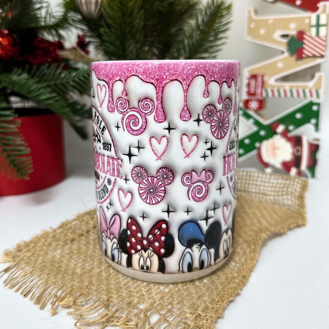 Kubek hot chocolate różowy