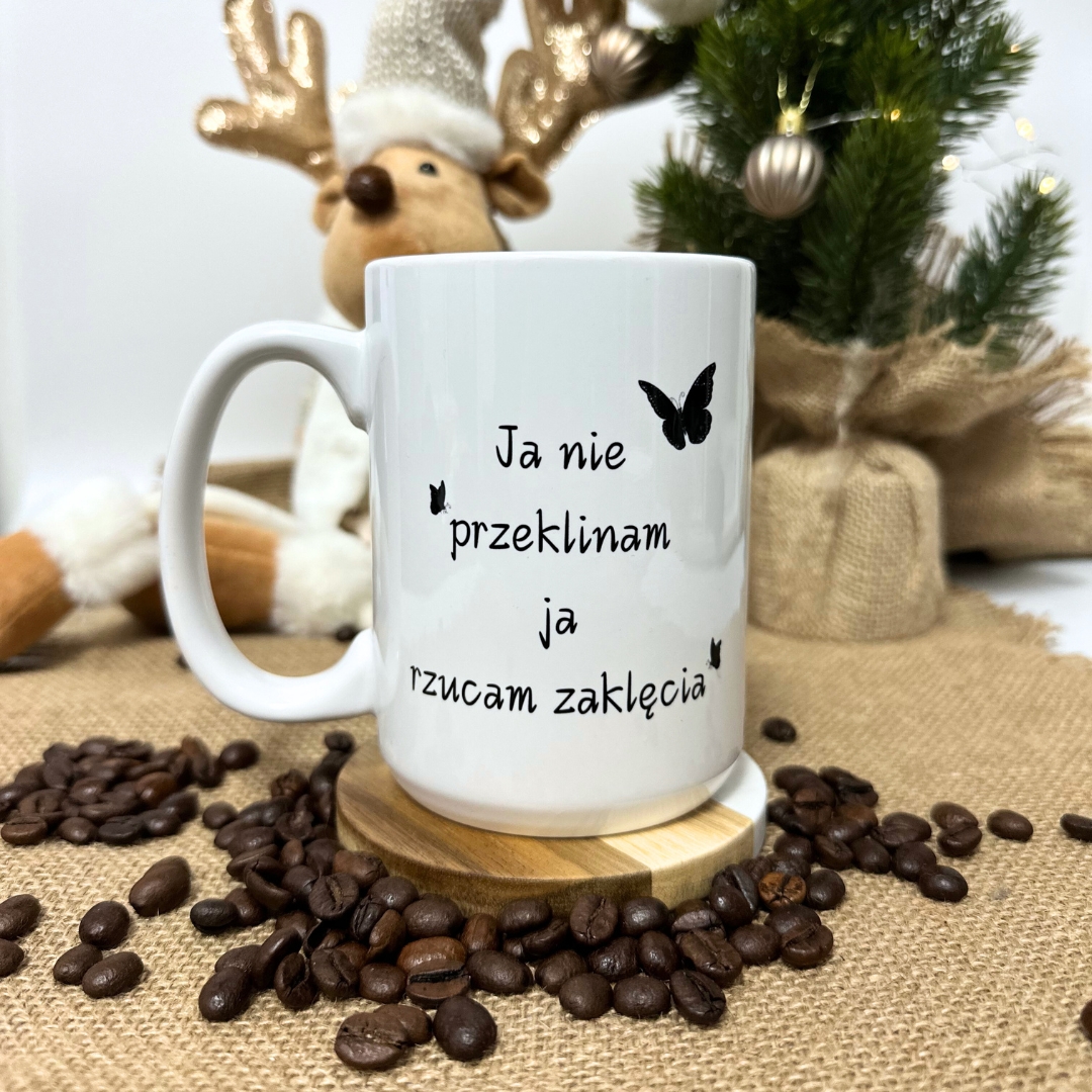 Kubek ja nie przeklinam ja rzucam zaklęcia z wiedźmą dla niej