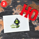 Podkładka pod talerz świąteczne wzory z grinczem