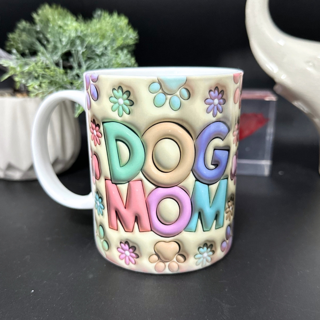 Kubek ceramiczny dog mama prezent