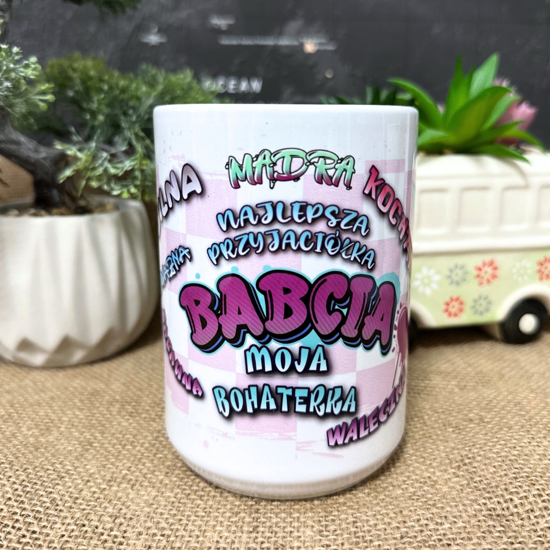 Kubek najlepsza przyjaciółka babcia