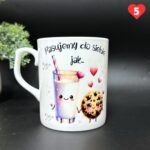 Kubek porcelanowy pasujemy do siebie jak mleko i ciastko wzór nr 5