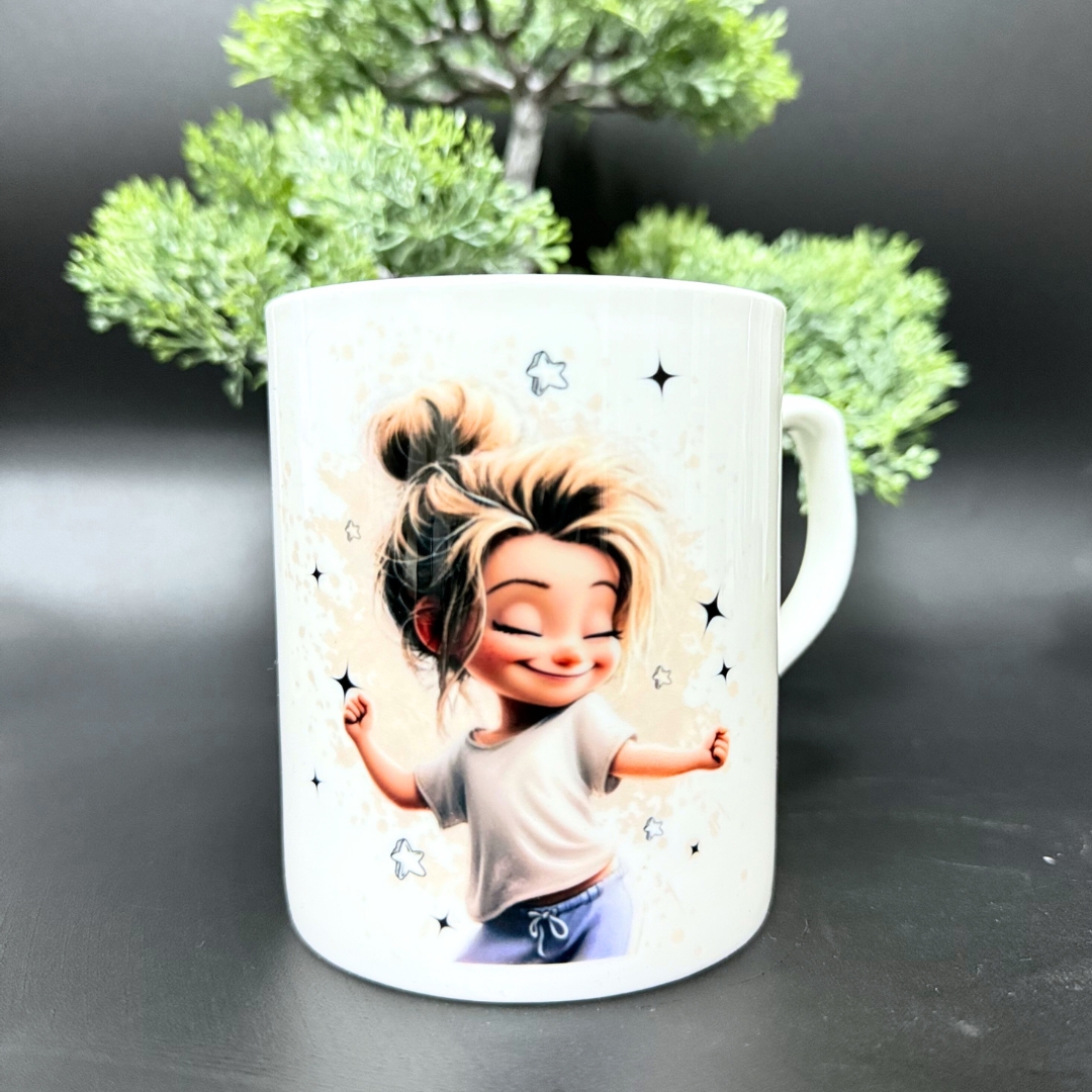 Kubek porcelanowy ty masz problem ja mam wyjebane dla niej