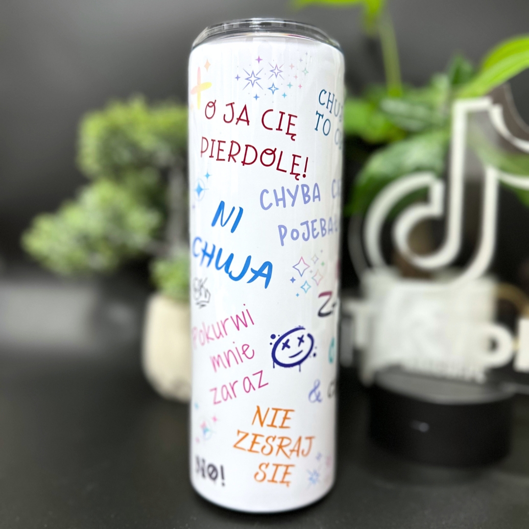 Kubek termiczny moje zaklęcia kolorowy dla niej