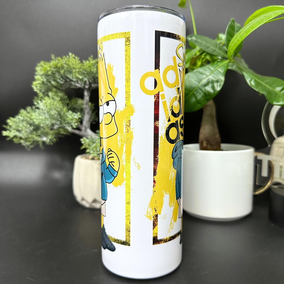 Kubek termiczny żółty bart adidas