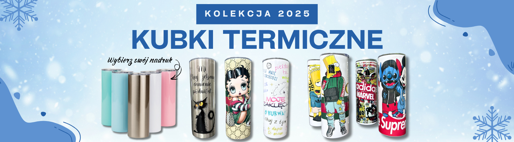 Kubki termiczne kikicup kolekcja zimowa 2025