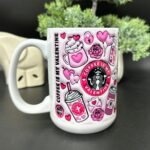 Kubek coffee is my valentine 3d dla niej