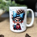 Kubek dla niej przed kawą i po kawie