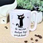 Kubek ile można słuchać tego pierdolenia... owal różowy