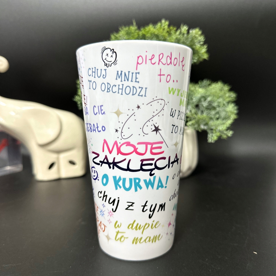 Kubek latte moje zaklęcia nowy