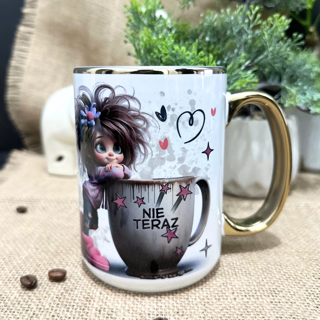 Kubek nie teraz, jak skończę pić kawkę