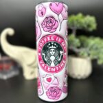 Kubek termiczny coffee is my valentine 3d