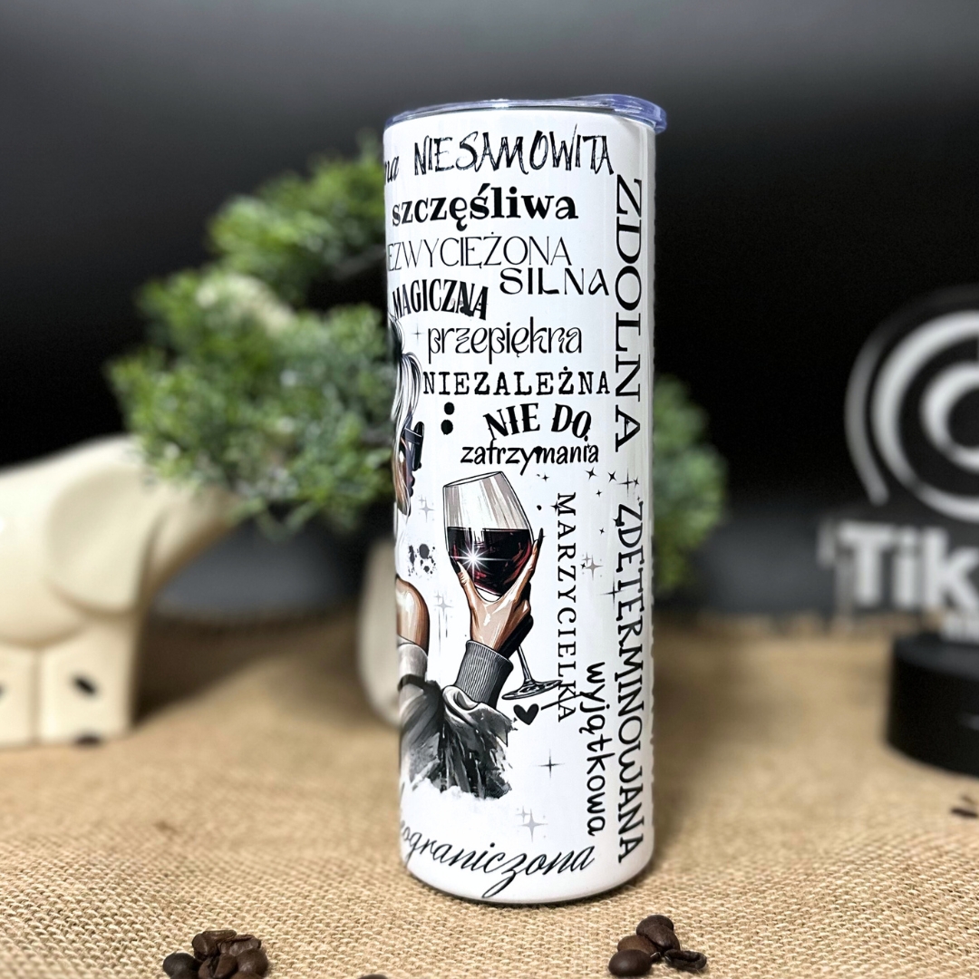 Kubek termiczny kocham siebie prezent dla niej