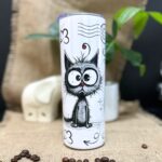 Kubek termiczny zaraz mnie chuj strzeli z kotem