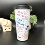 Termiczny kubek moje zaklęcia z przykrywką