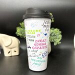 Termiczny kubek moje zaklęcia z wielofunkcyjną przykrywką