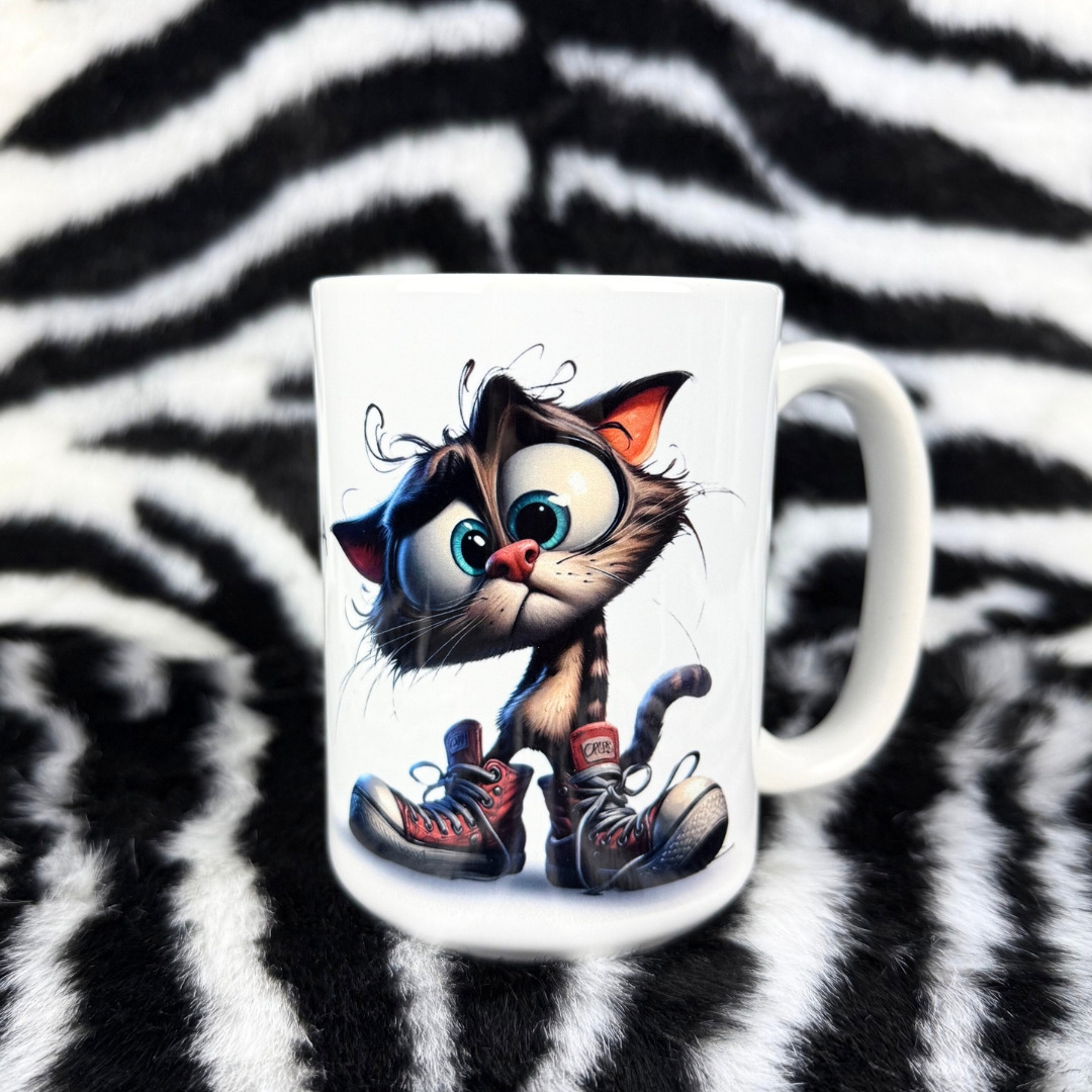 Kubek 7 dni tyogdnia z kotem