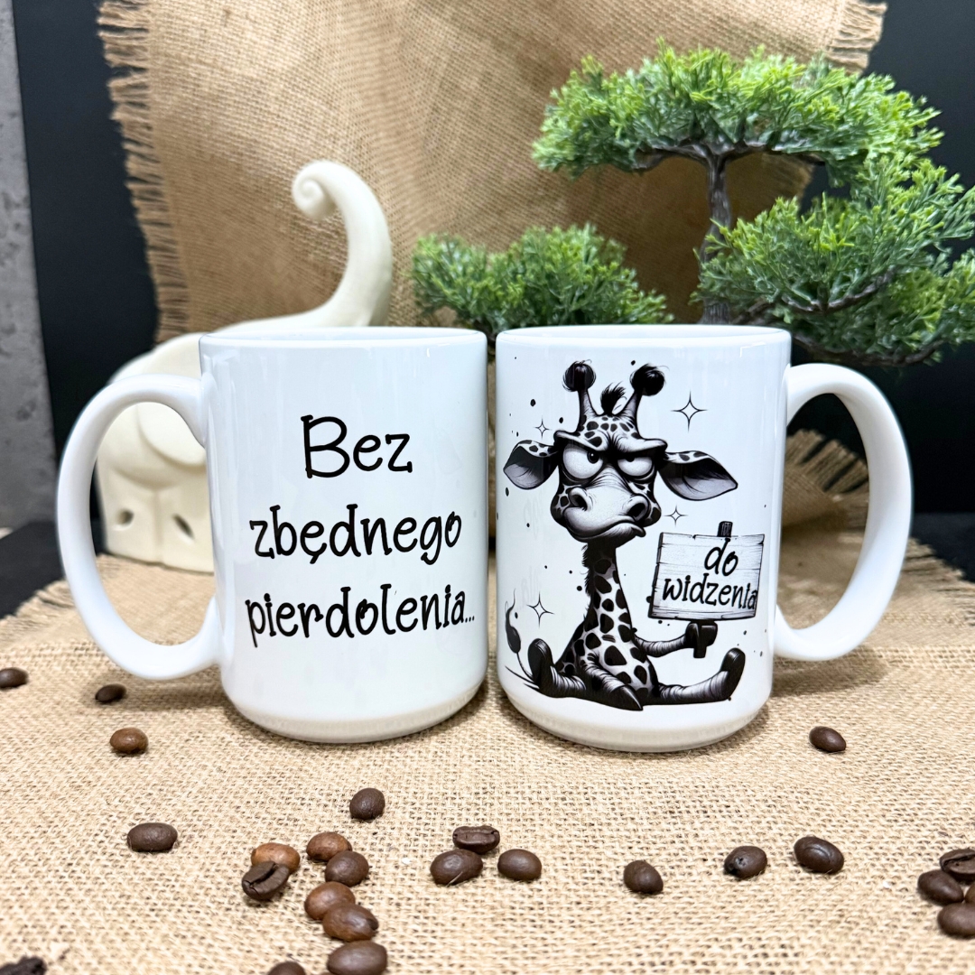 Kubek bez zbędnego pierdolenia do widzenia na prezent