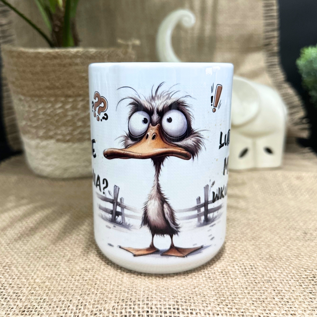 Kubek co mnie wkurwia ludzie mnie wkurwiają z kaczką