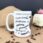 Kubek kobieta wybuchowa biały dla niej