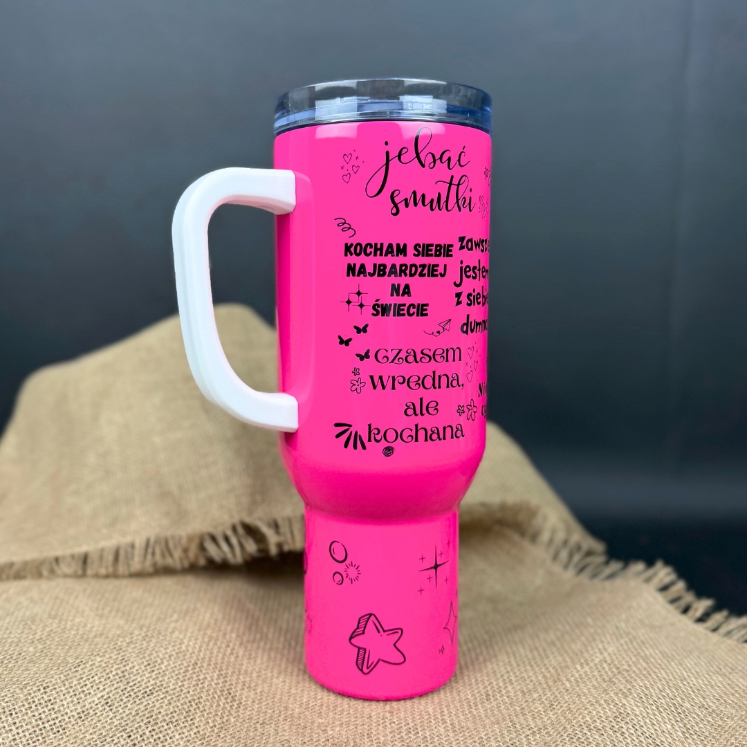 Kubek podróżny mój kubek zajebistości 1200ml zakręcany