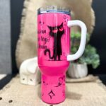 Kubek podróżny różowy mi chuj jebany ciśnienie podniósł 1200ml różowy