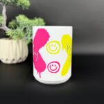 Kubek pojebie mnie zaraz! x Nie zesraj się różowo żółty