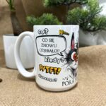 Kubek pora na ploteczki z kotami